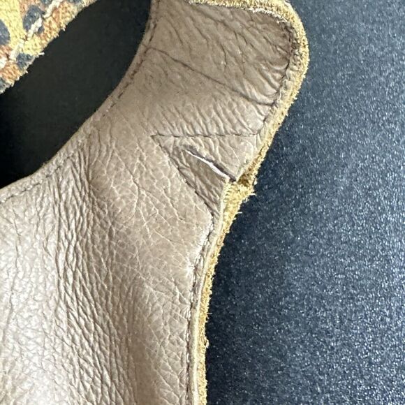 Dansko Reece Sandals Shoes Womens Size 41 EU Leopard Suede Leather 10.5-11 US* - Picture 4 of 15